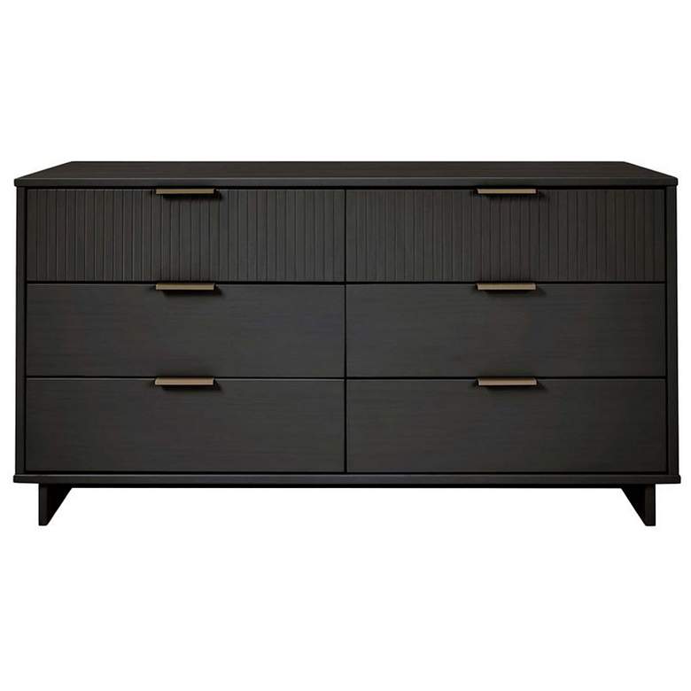 Image 1 Granville 55.07 Double Wide Dresser in Dark Grey