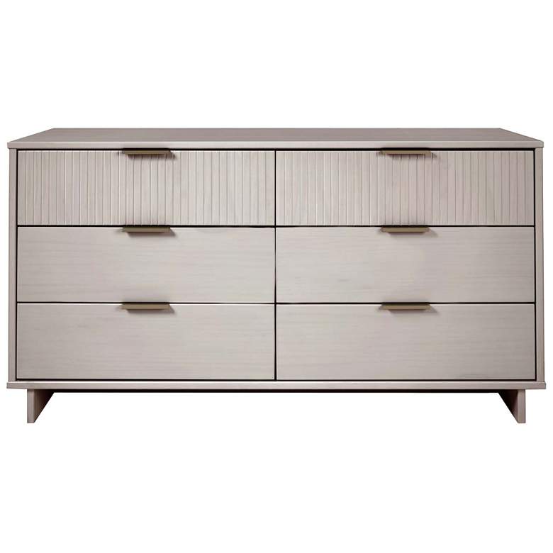 Image 1 Granville 55.07 Double Wide Dresser in Light Grey