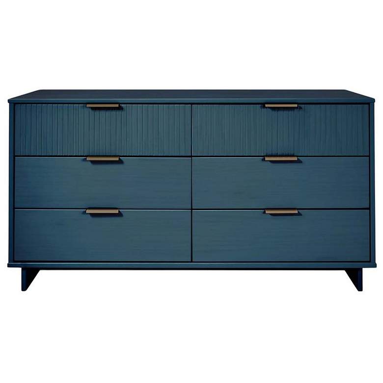 Image 1 Granville 55.07 Double Wide Dresser in Midnight Blue