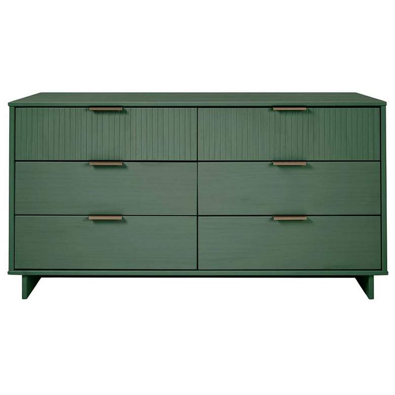 Image 1 Granville 55.07 Double Wide Dresser in Sage Green