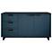 Granville 55.07" Modern Sideboard with 3 Full Extension Drawers in Blu