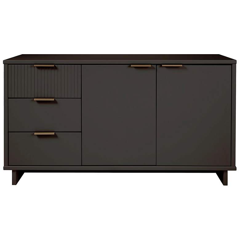 Image 1 Granville 55.07" Modern Sideboard with 3 Full Extension Drawers in Gre