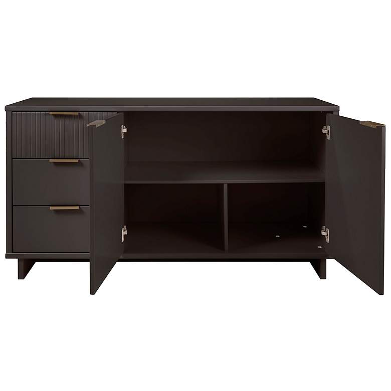 Image 5 Granville 55.07" Modern Sideboard with 3 Full Extension Drawers in Gre more views