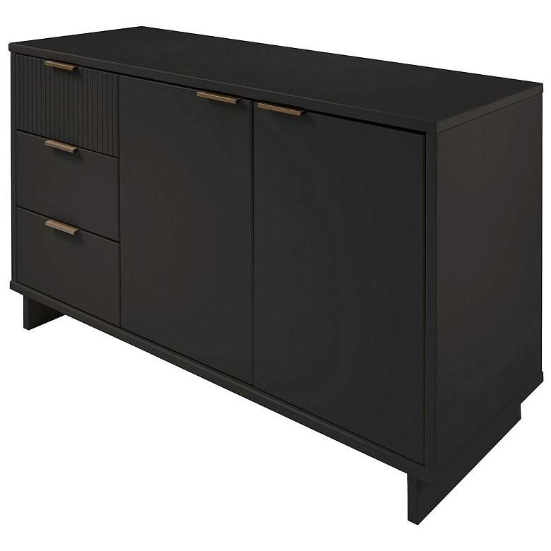 Image 7 Granville 55.07" Modern Sideboard with 3 Full Extension Drawers in Gre more views