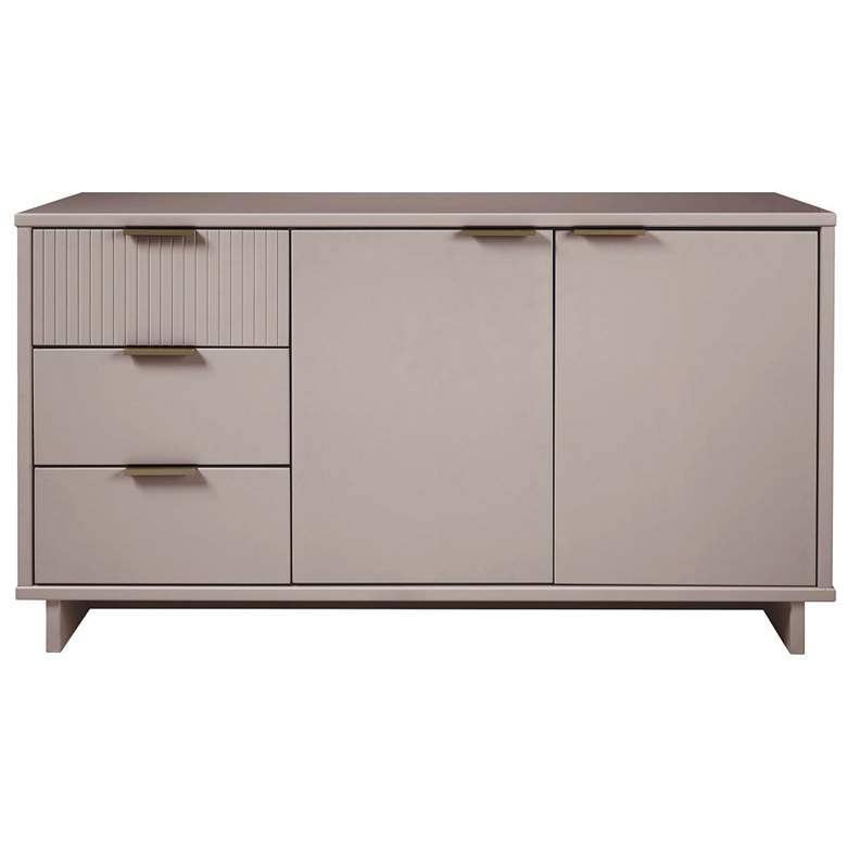 Image 1 Granville 55.07" Modern Sideboard with 3 Full Extension Drawers in Gre