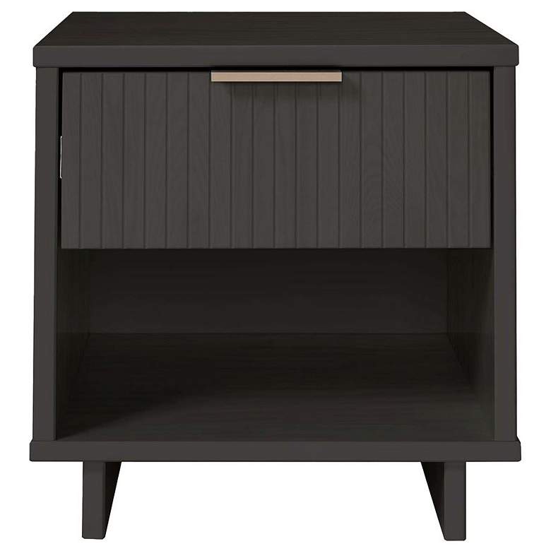 Image 1 Granville Nightstand 1.0 in Dark Grey