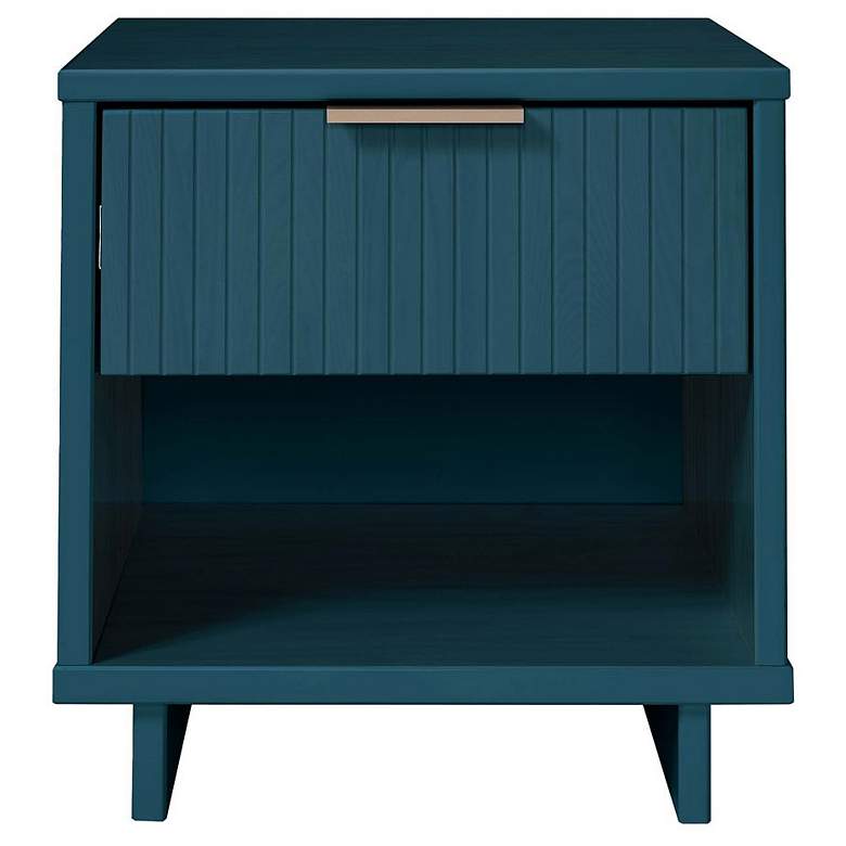 Image 1 Granville Nightstand 1.0 in Midnight Blue