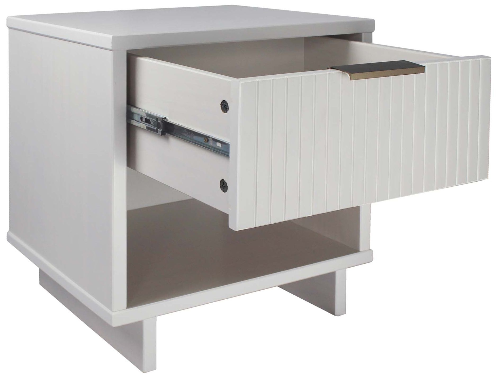 Image 6 Granville Nightstand 1.0 in White- Set of 2 more views