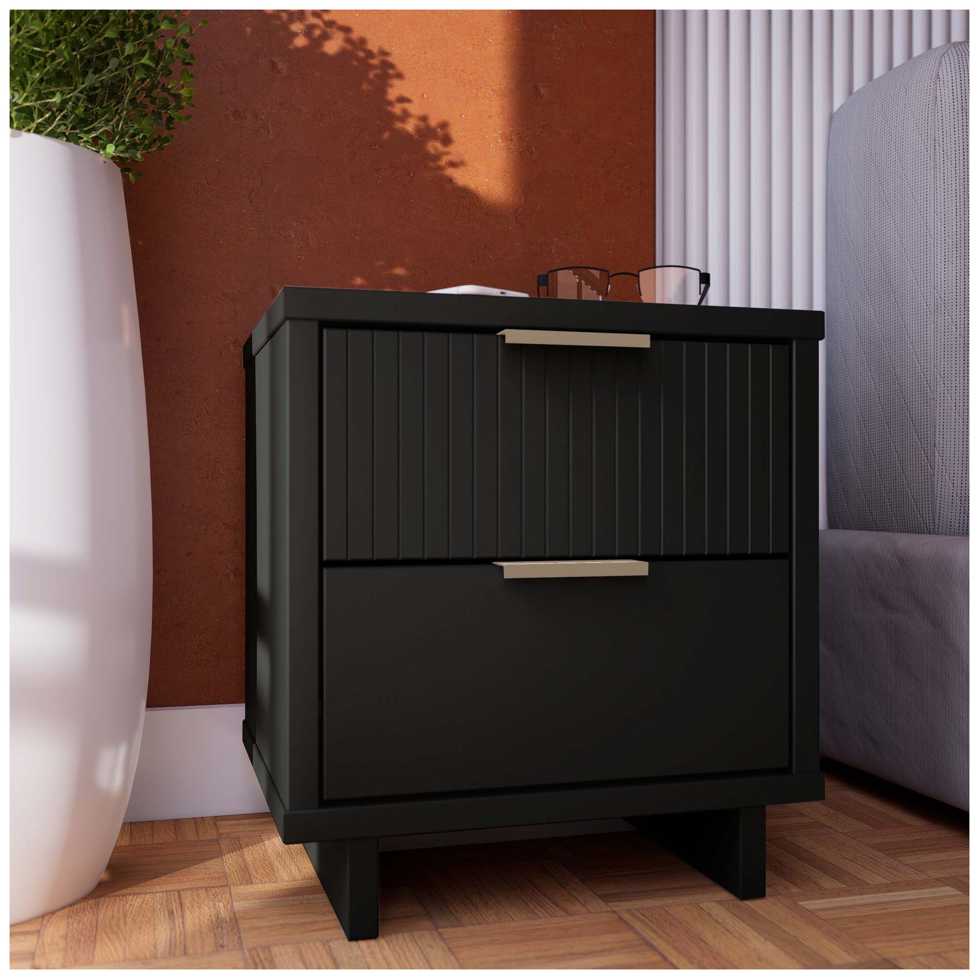 Image 2 Granville Nightstand 2.0 in Black more views