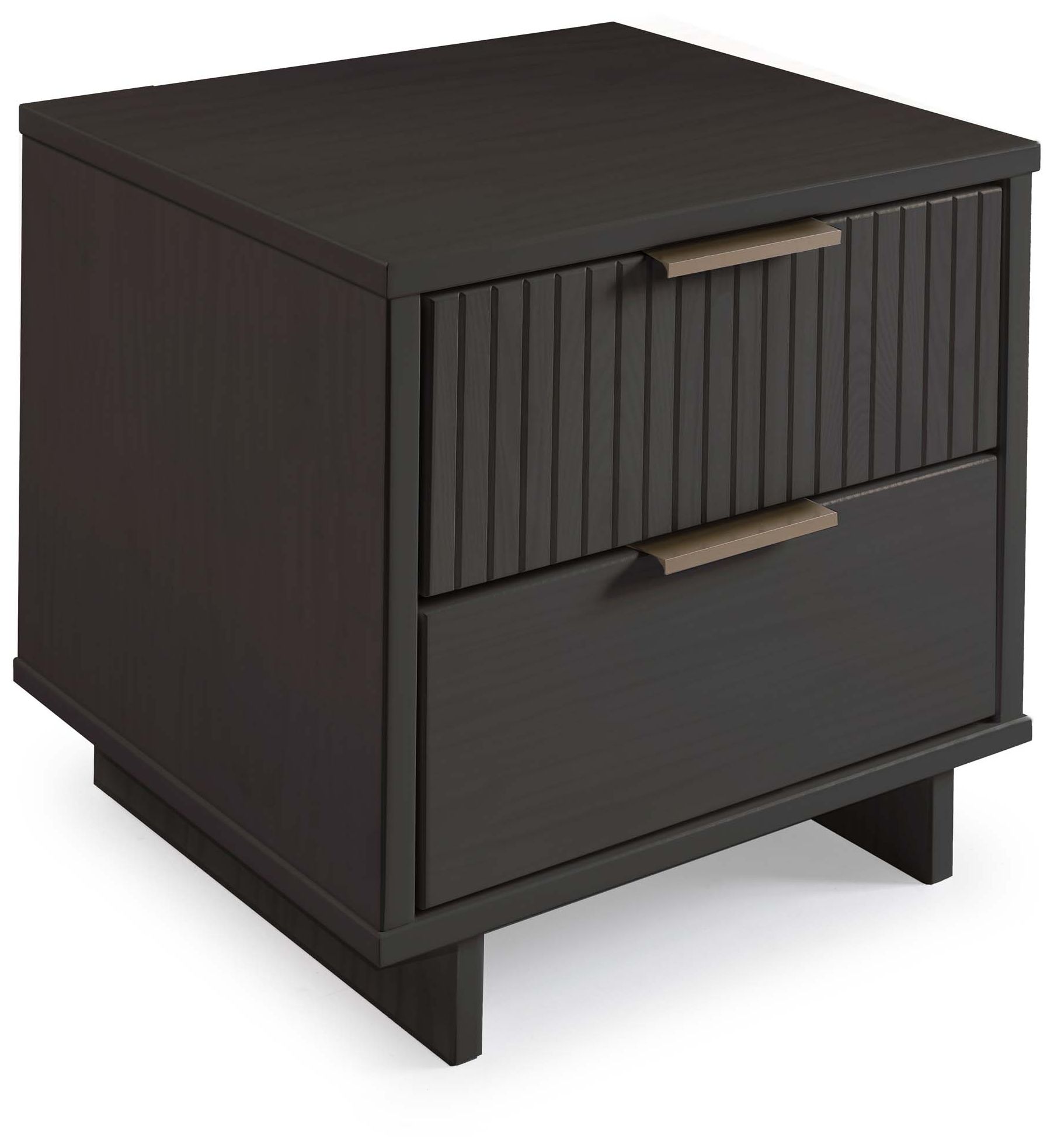 Granville Nightstand 2.0 in Dark Grey