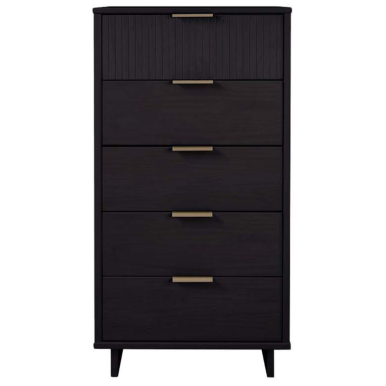 Image 1 Granville Tall 23.62 Narrow Dresser in Black