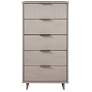 Granville Tall 23.62 Narrow Dresser in Light Grey