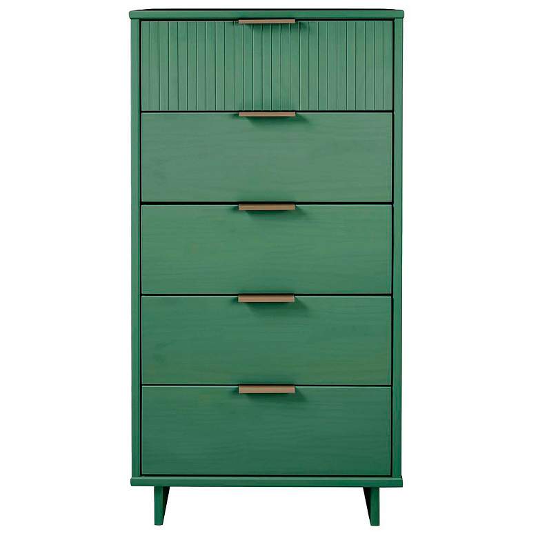 Image 2 Granville Tall 23.62 Narrow Dresser in Sage Green