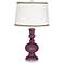 Grape Harvest Apothecary Table Lamp with Ric-Rac Trim