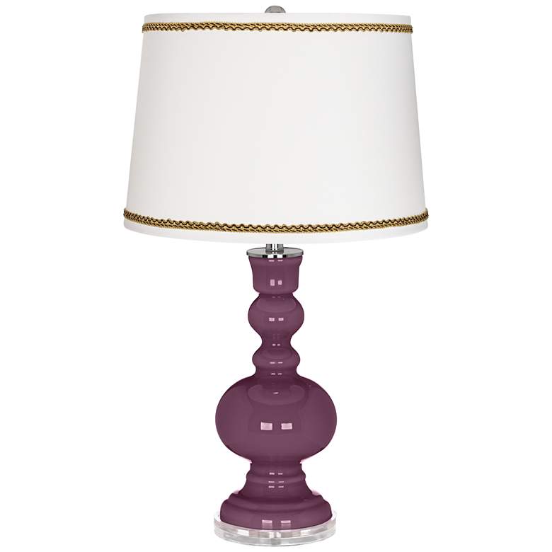 Image 1 Grape Harvest Apothecary Table Lamp with Twist Scroll Trim