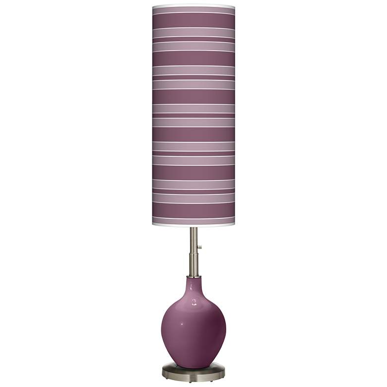 Image 1 Grape Harvest Bold Stripe Ovo Floor Lamp