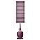 Grape Harvest Bold Stripe Ovo Floor Lamp