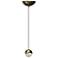Grapes 2.5" Wide Small Brass Dome Canopy LED Pendant