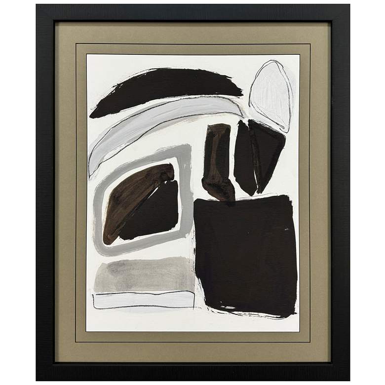 Image 1 Graphic Shape Shift I 29"W x 35"H Framed Art