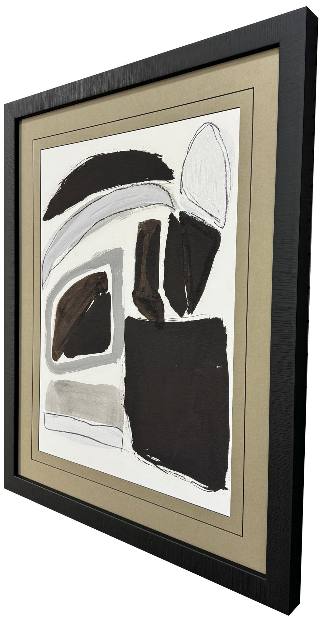 Image 2 Graphic Shape Shift I 29"W x 35"H Framed Art more views