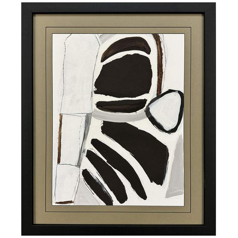 Image 1 Graphic Shape Shift II 29"W x 35"H Framed Art