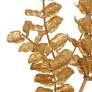Grappa 20 1/2" High Metallic Gold Metal Botanical Sculpture