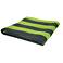 Grass Green Jacquard Mod Stripe Knit Throw Blanket