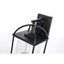 Gratz 14" High Black Outdoor Wall Light