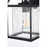 Gratz 14" High Black Outdoor Wall Light
