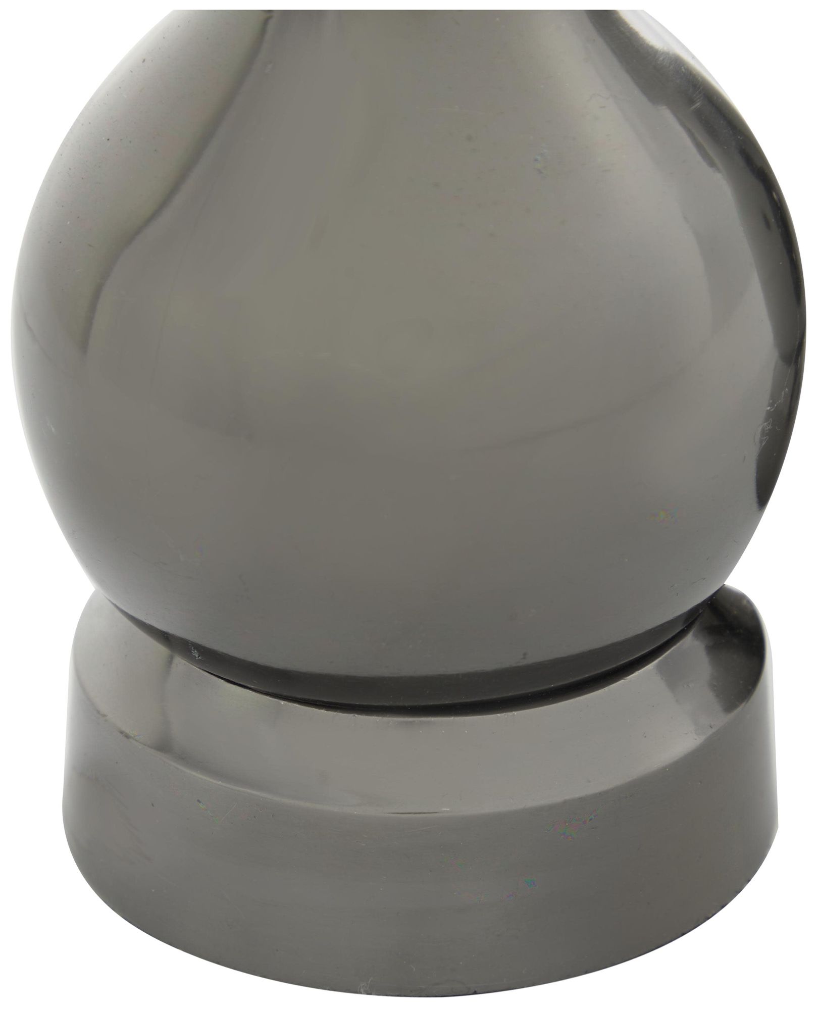 Image 3 Gray Aluminum Metal Traditional Sculpture, S/3 9", 9", 8"H more views