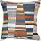 Gray and Yellow Color Block 18" Square Throw Pillow