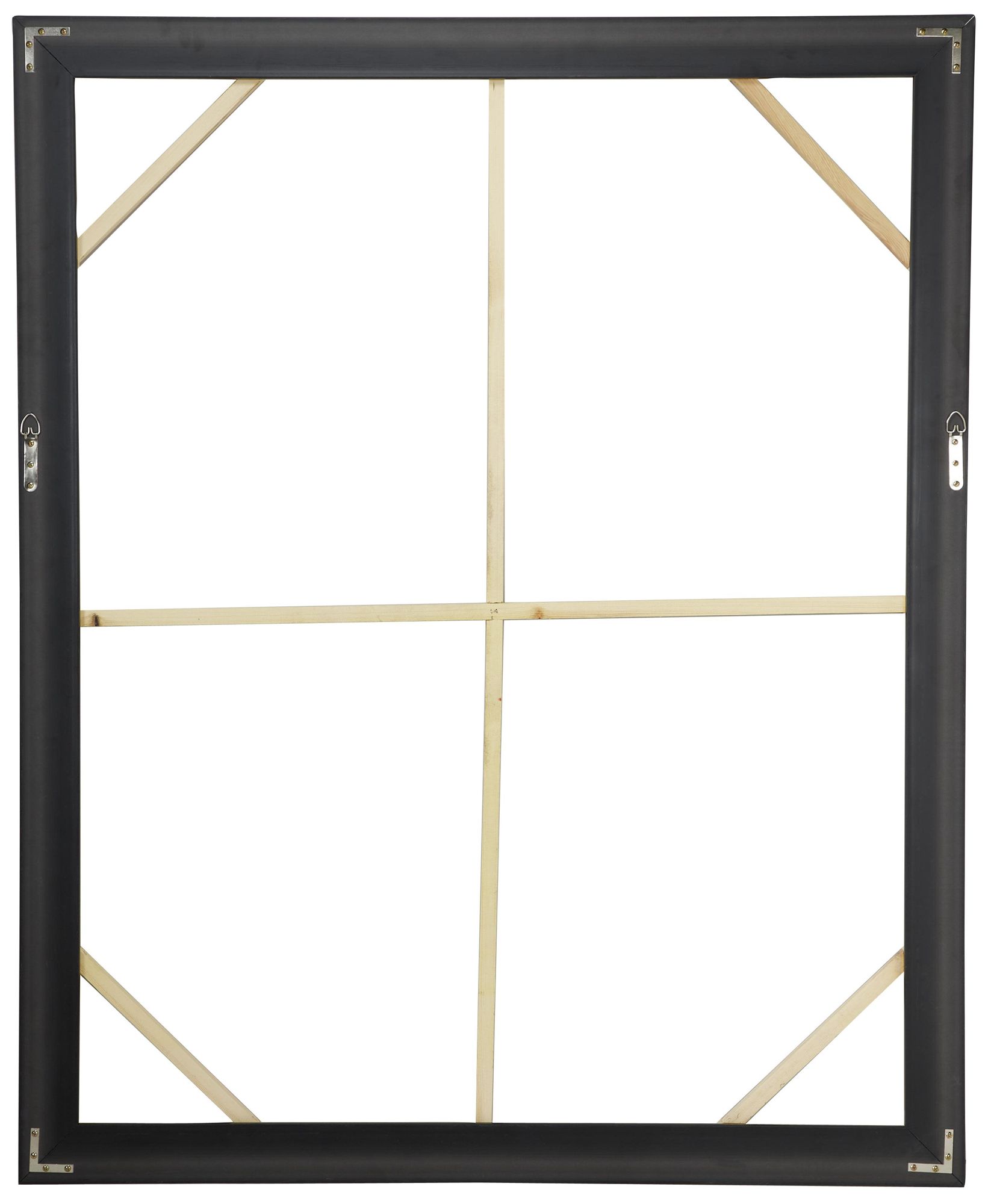 Image 5 Gray Canvas Industrial Framed Wall Art, 44" x 2" x 53" more views