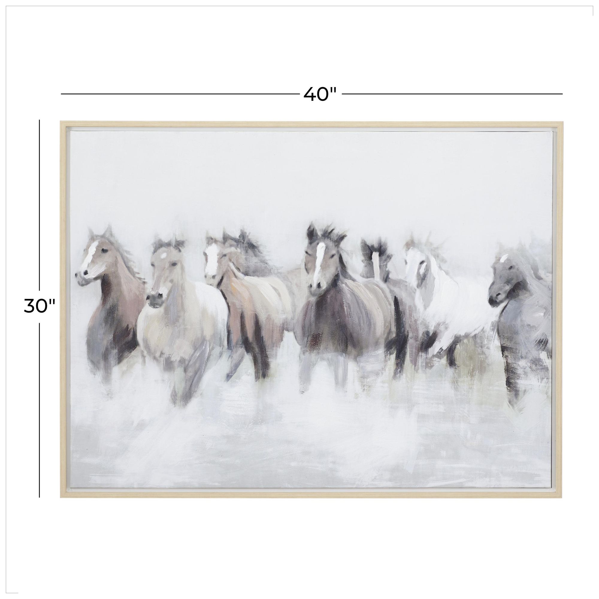 Image 7 Gray Canvas Modern Farmhouse Framed Wall Art, 40" x 1" x 30" more views