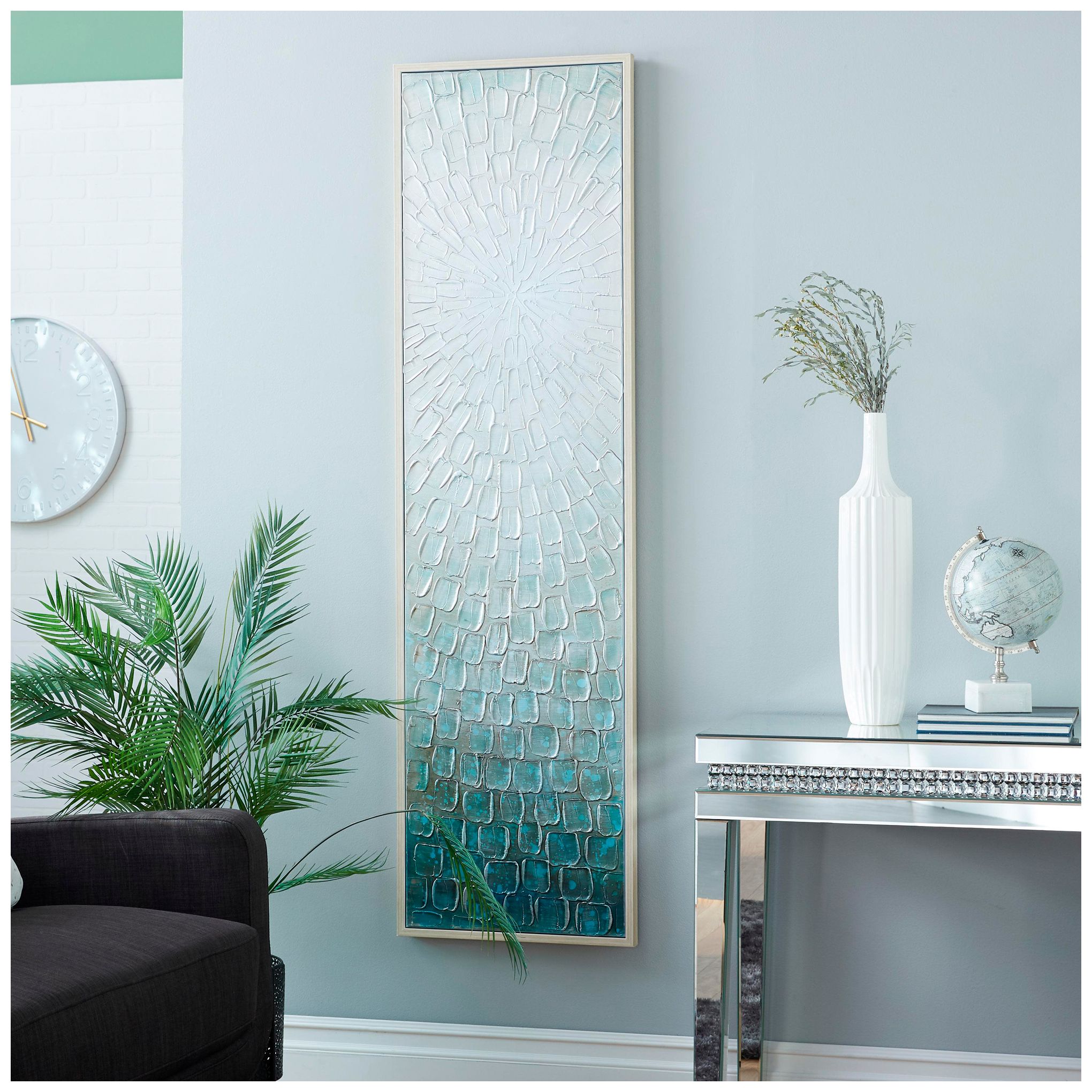 Image 3 Gray Canvas Modern Framed Wall Art, 71" x 2" x 20" more views