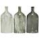 Gray Ceramic Contemporary Vase, S/3 6"W, 13"H