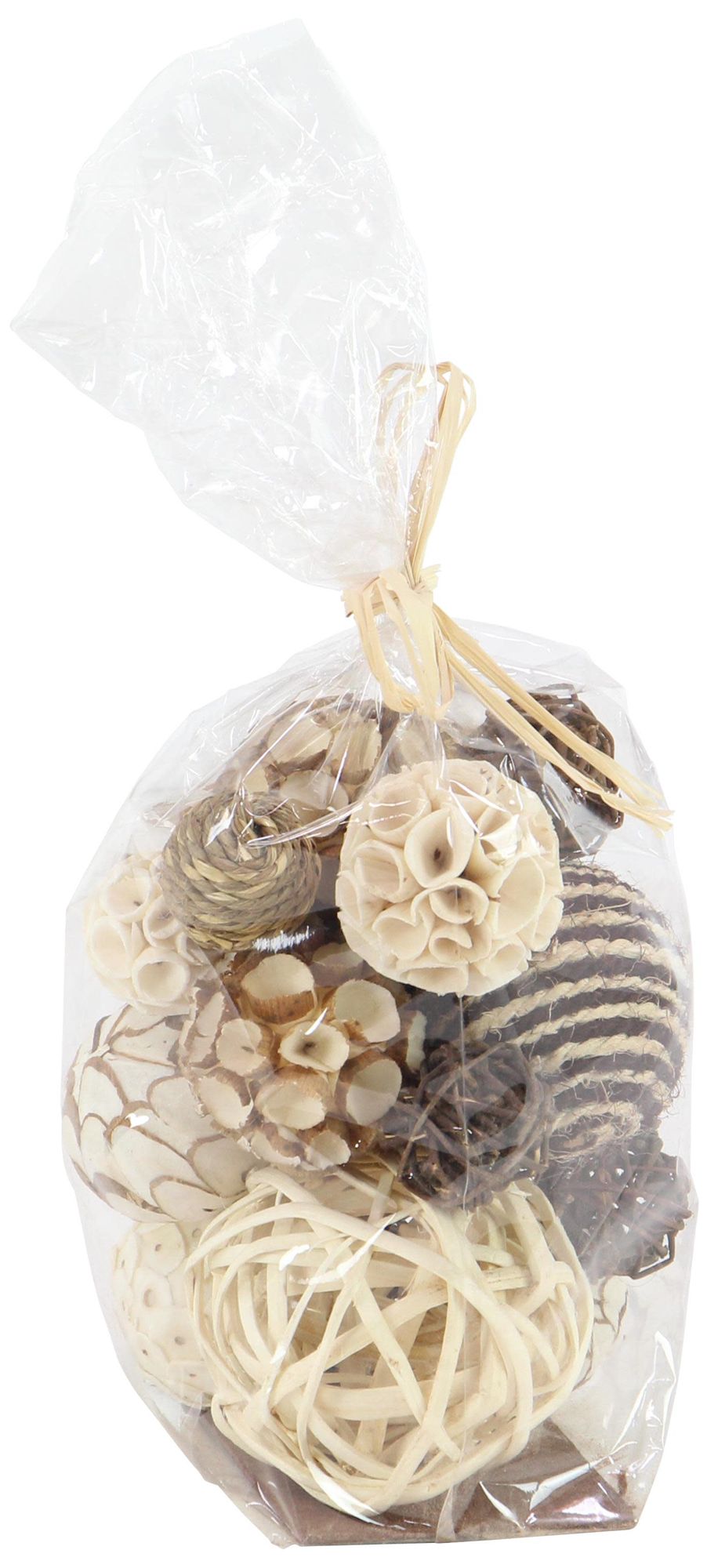 Image 5 Gray Dried Plant Coastal Orbs & Vase Filler, S/3 6"W, 11"H more views