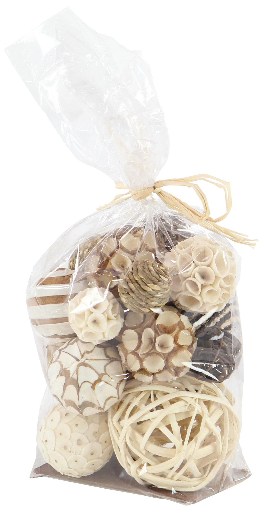 Image 6 Gray Dried Plant Coastal Orbs & Vase Filler, S/3 6"W, 11"H more views