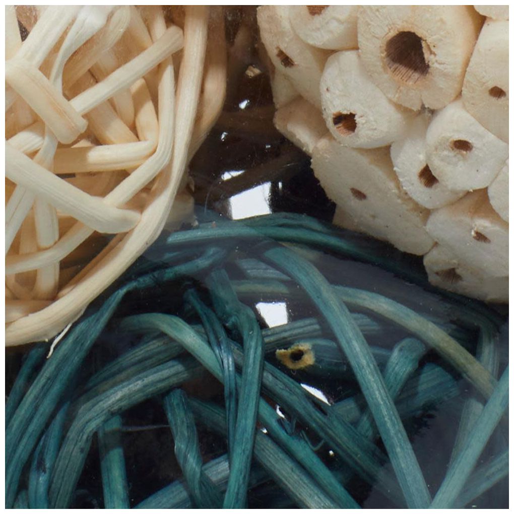 Gray Dried Plant Coastal Orbs & Vase Filler, S/3 6"W, 11"H