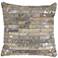 Gray Elements 18" Square Throw Pillow