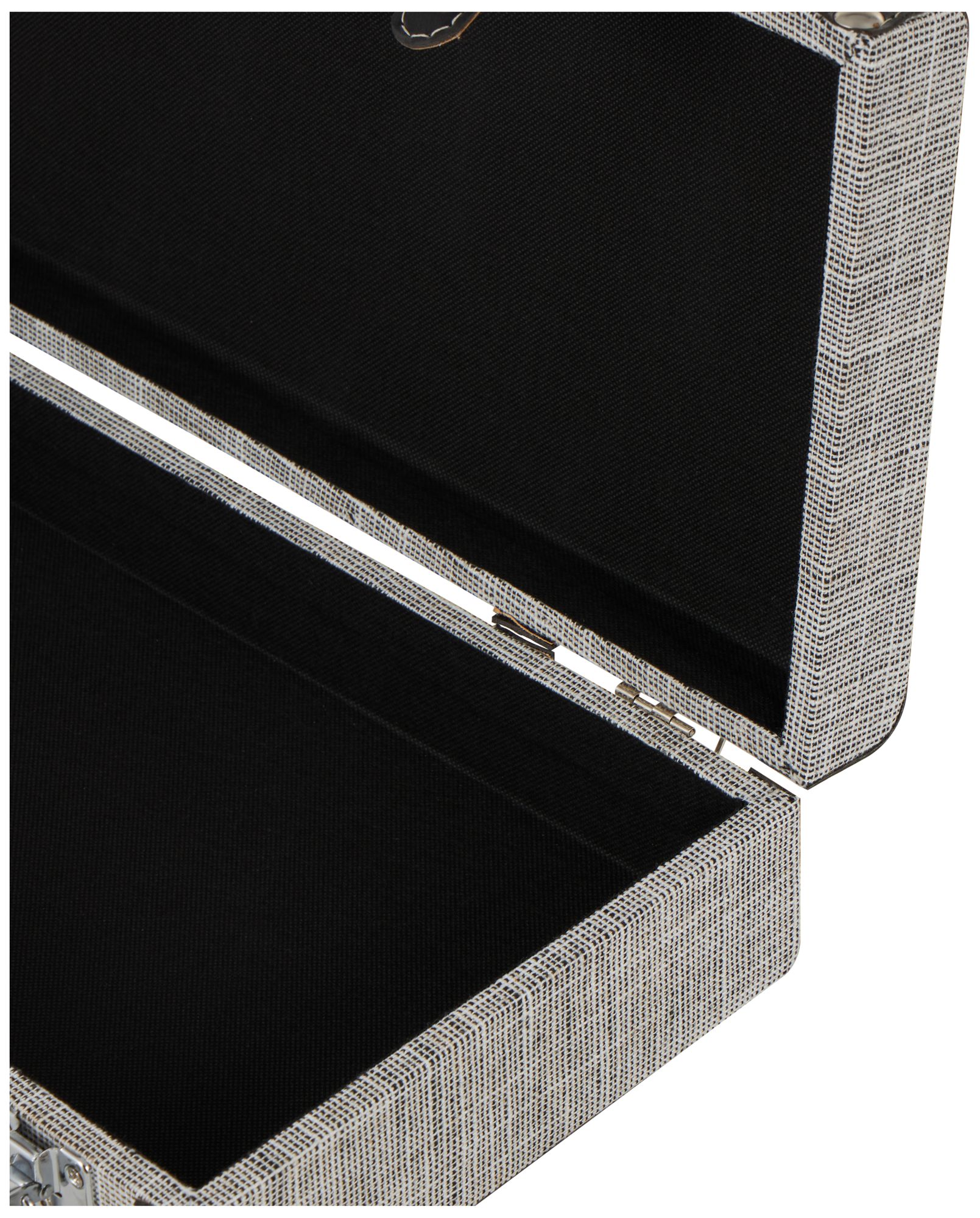 Image 2 Gray Fabric Modern Trunk, S/2 21", 19"W more views