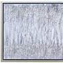 Gray Field 72" Wide Textured Metallic Framed Canvas Wall Art in scene
