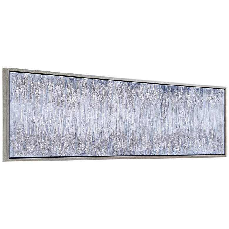 Image 5 Gray Field 72" Wide Textured Metallic Framed Canvas Wall Art more views