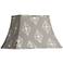 Gray Floral Embroidered Shade 7/10x12/16x11 (Spider)