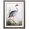 Gray Heron 27"W x 36"H Framed Art
