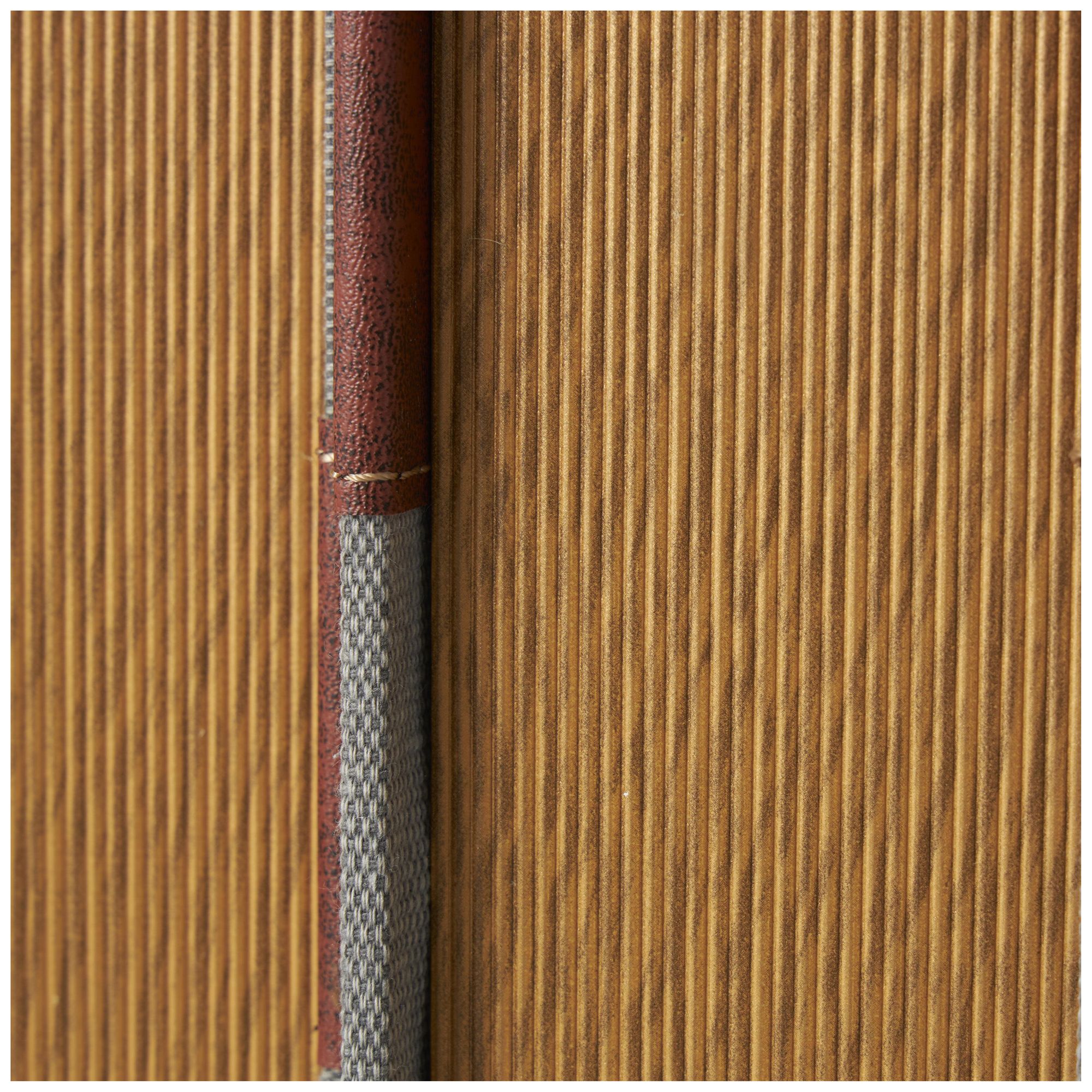 Image 2 Gray Linen Fabric Traditional Box, S/3 15", 12", 9"H more views