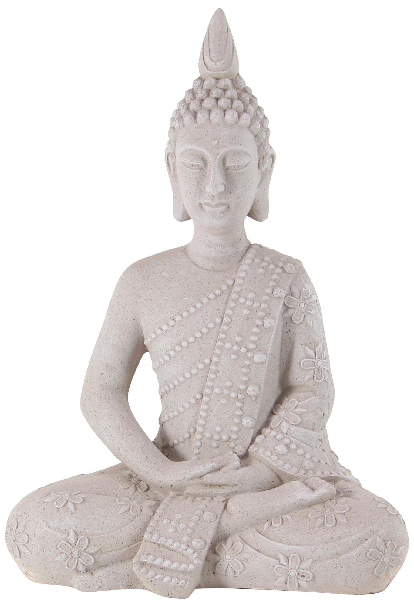 Image 2 Gray Magnesium Oxide Traditional Garden Sculpture, 19" x 13" x 28"