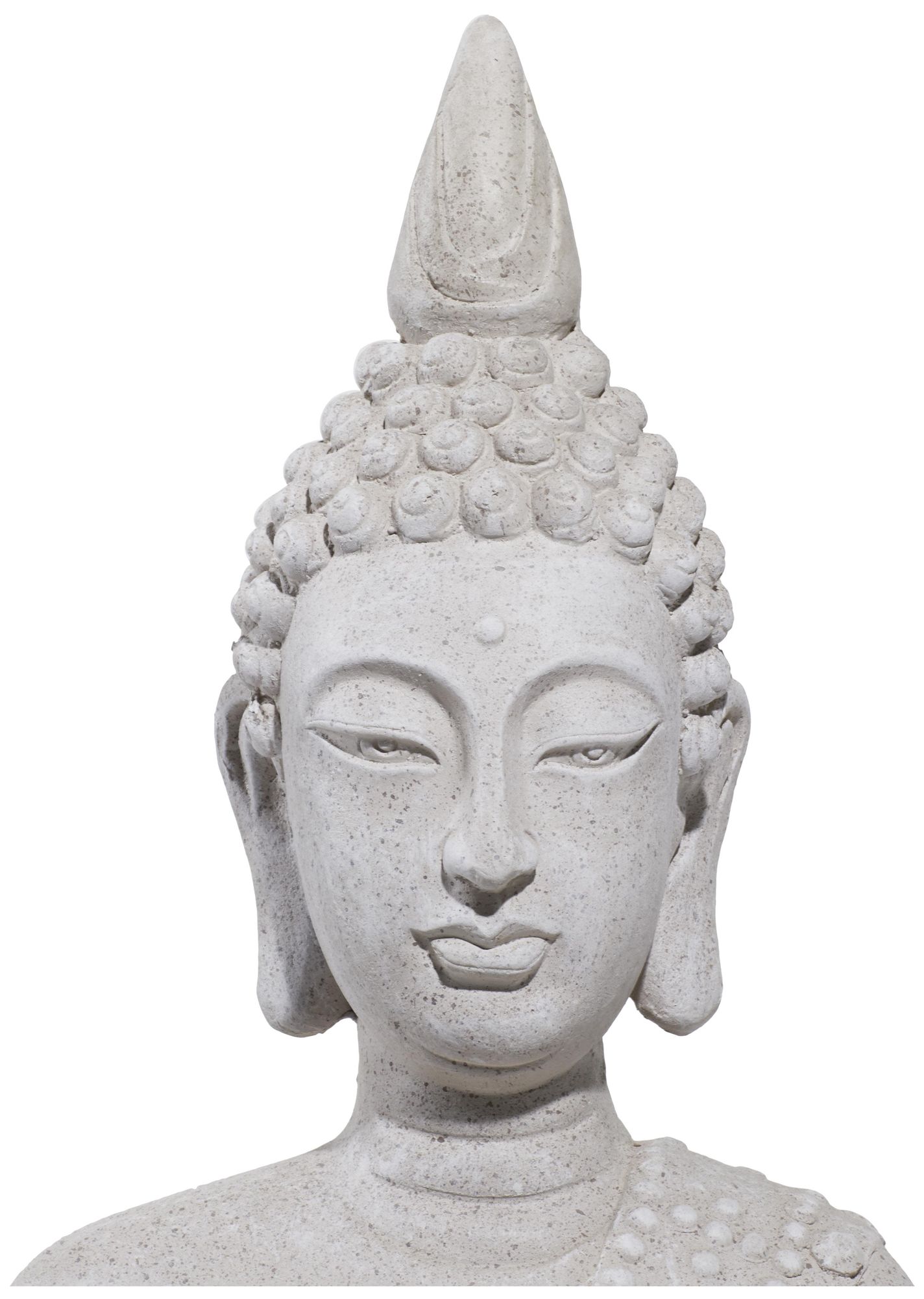 Image 4 Gray Magnesium Oxide Traditional Garden Sculpture, 19" x 13" x 28" more views