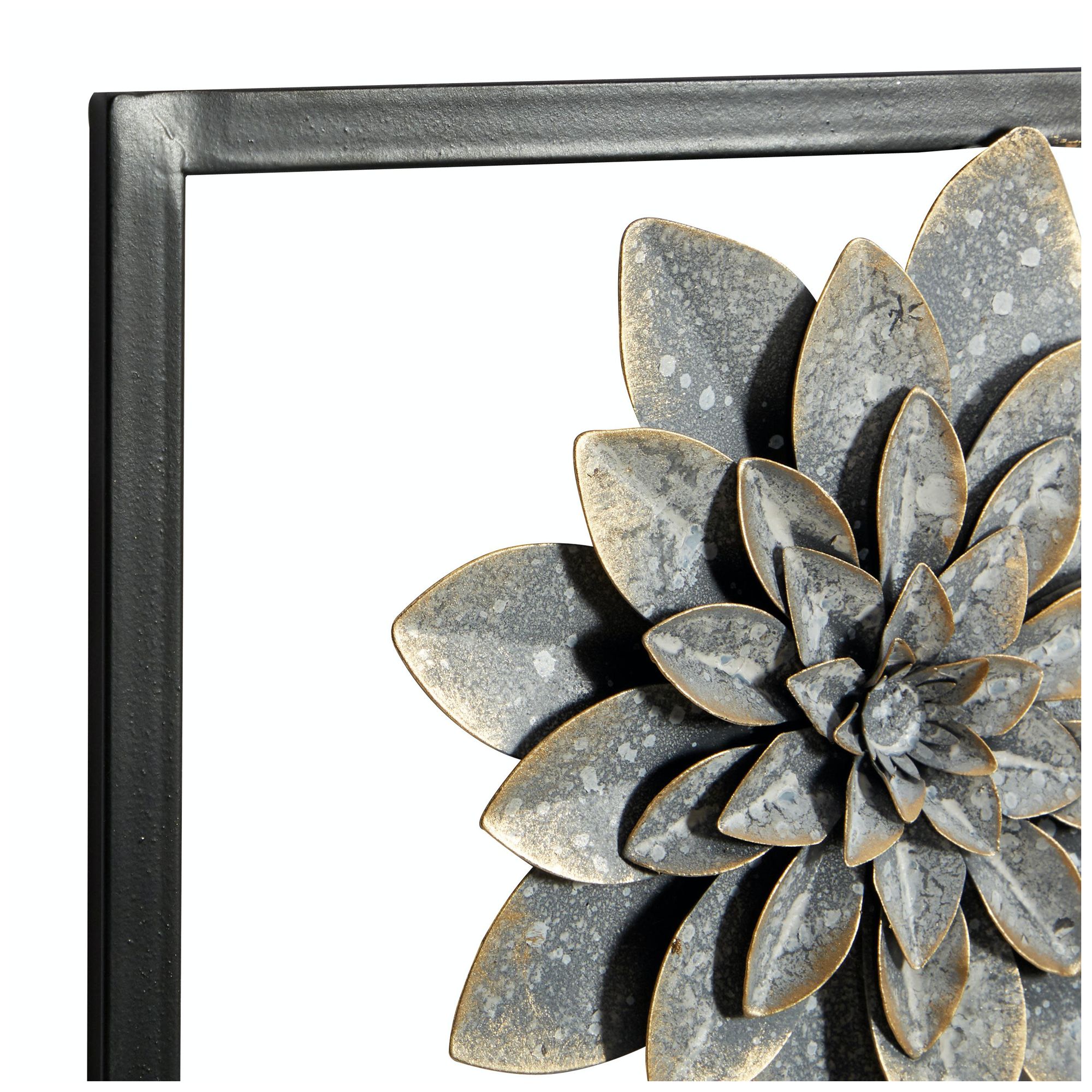 Image 4 Gray Metal Contemporary Wall Decor, S/2 12"W, 36"H more views