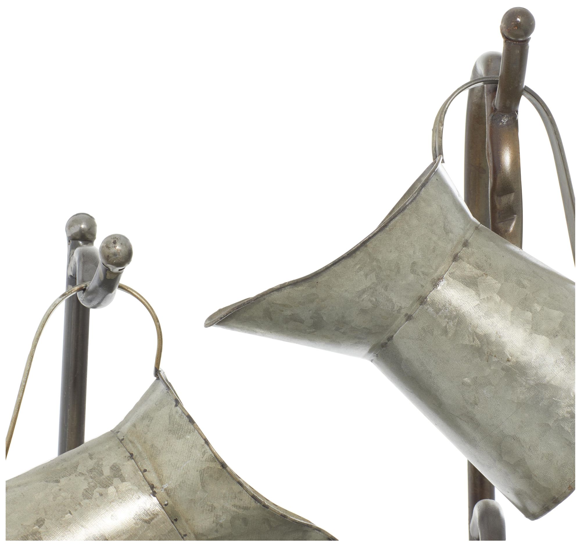 Image 3 Gray Metal Farmhouse Fountain, 24" x 13" x 34" more views