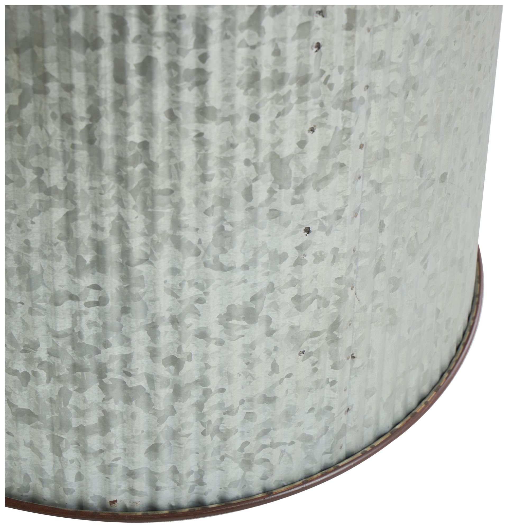 Image 3 Gray Metal Farmhouse Storage Bench, S/3 48", 23", 23"W more views